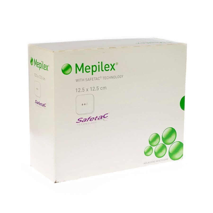 Mepilex Schuimverb Sil Abs Ster 12,5x12,5cm 16