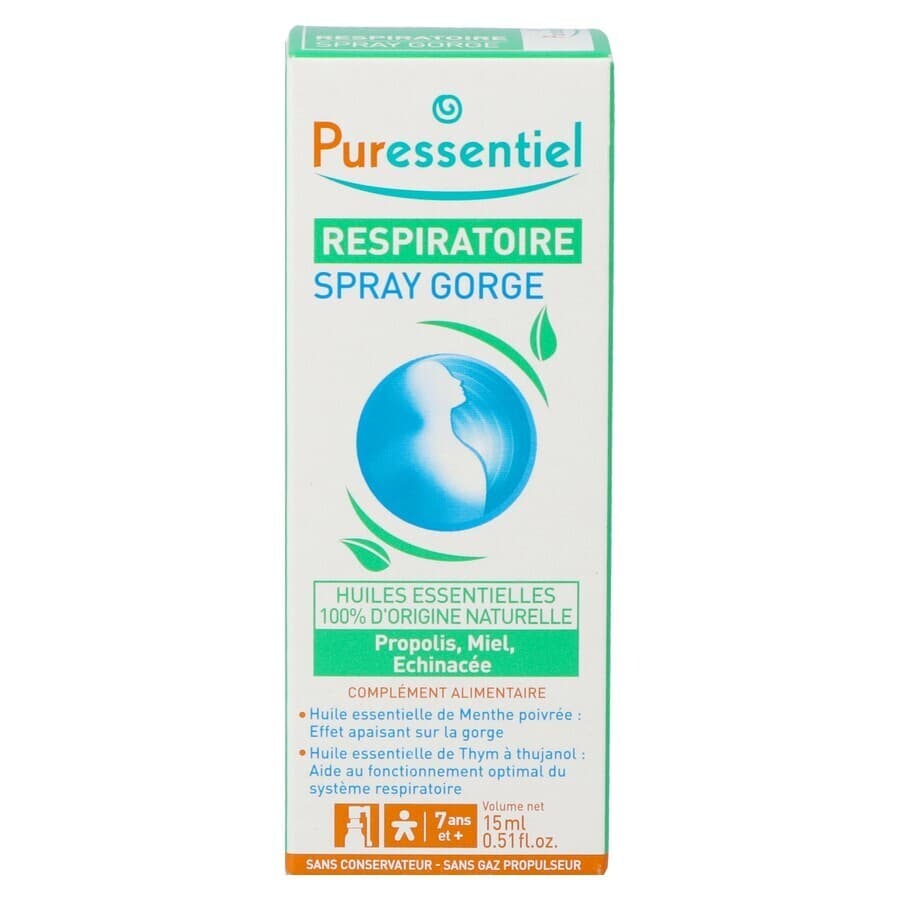 Puressentiel Respiratoire Spray Gorge 15ml