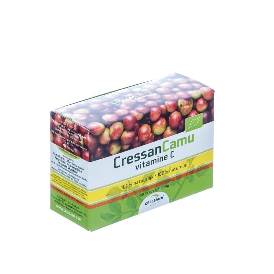 CressanCamu Vitamine C 500 Mg 60 V-Caps | Immunité & Énergie