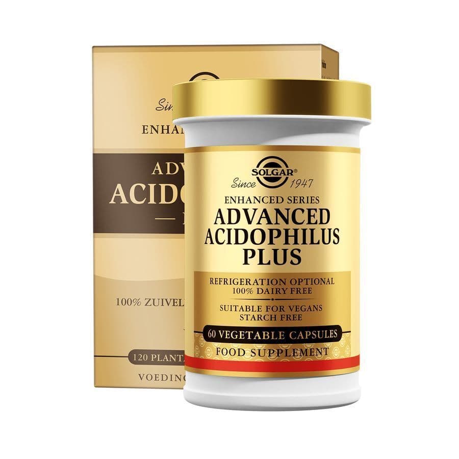 Solgar Advanced Acidophilus Plus 120 Gélules Végétales