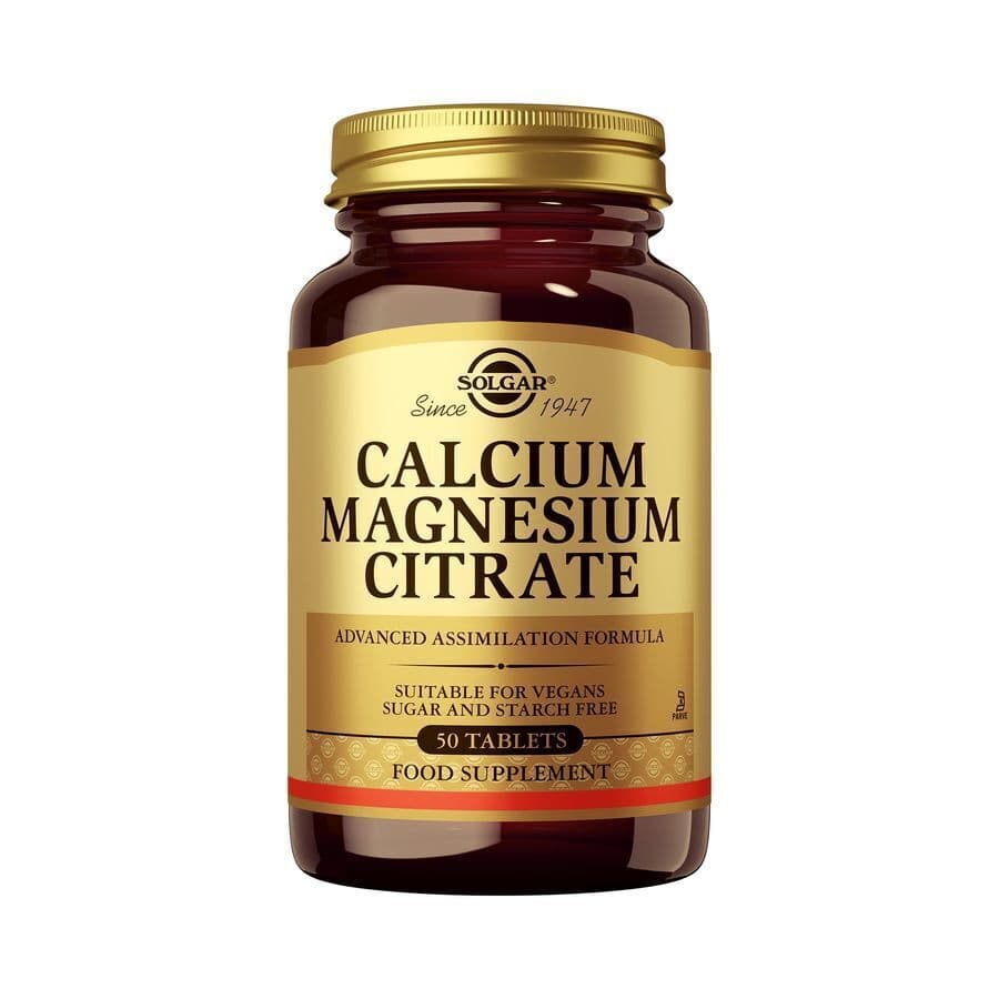 Solgar Calcium Magnesium Citraat - 50 Tabletten