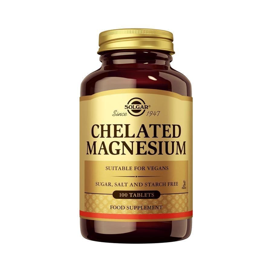 Solgar Chelated Magnesium 100 Mg 100 Comprimés