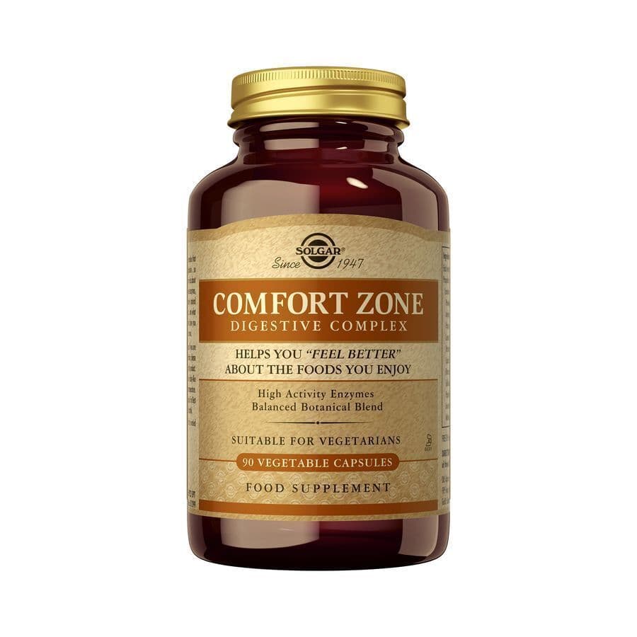 Solgar Comfort Zone Complexe Digestif 90 Gélules Végétales