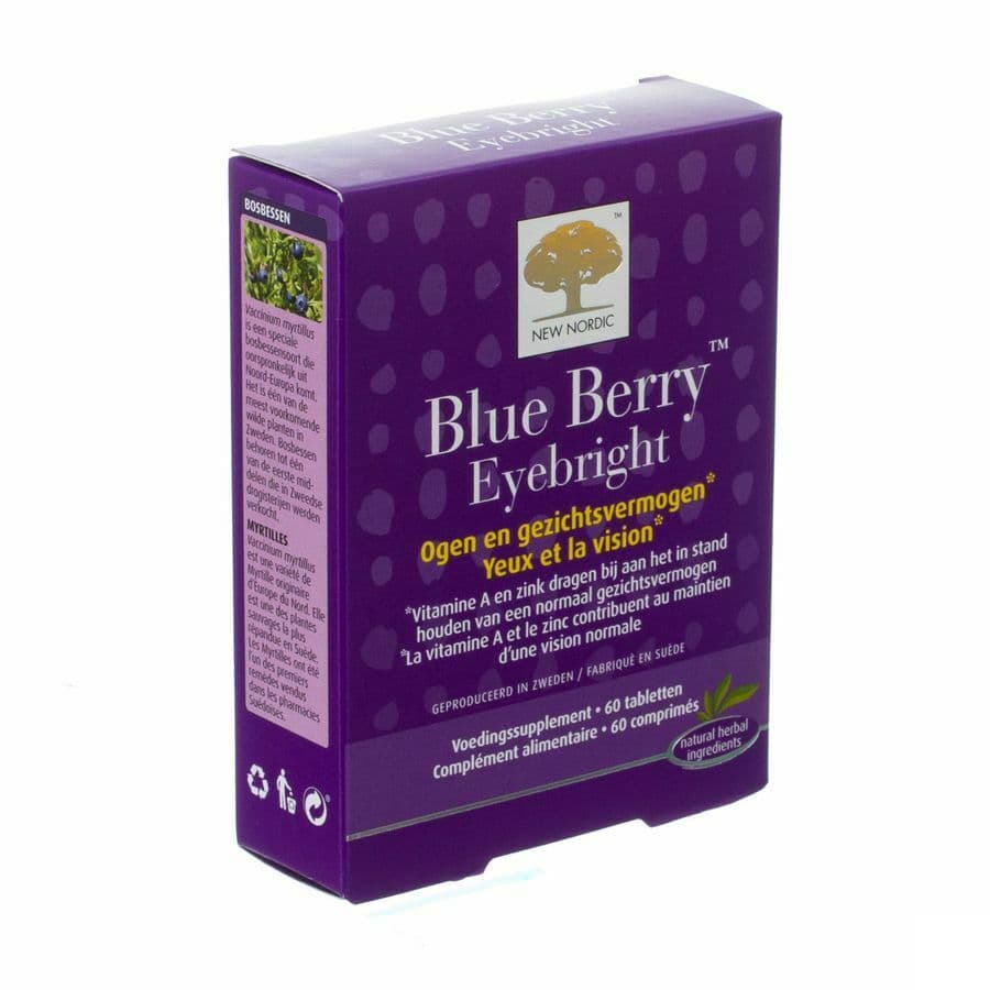New Nordic Blue Berry Eyebright Tabl 60