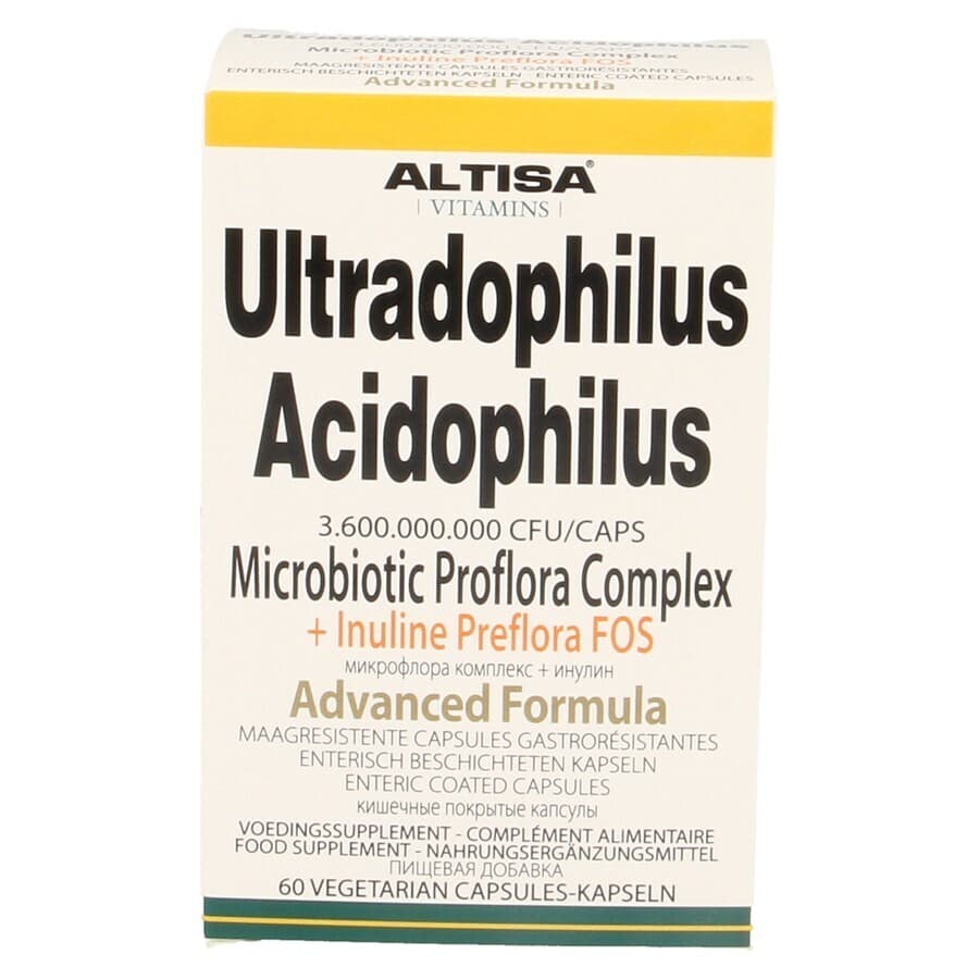Altisa Ultraphilus Acidophilus + Inuline 60 Gélules