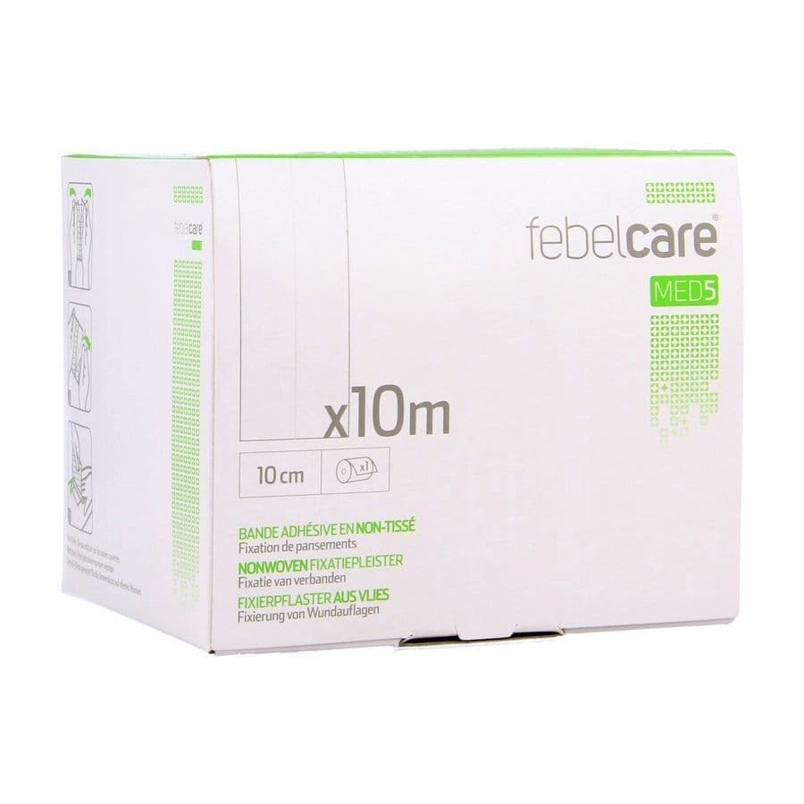 Febelcare Med5 Bande Adhesif N/tisse 10cm 10m 1