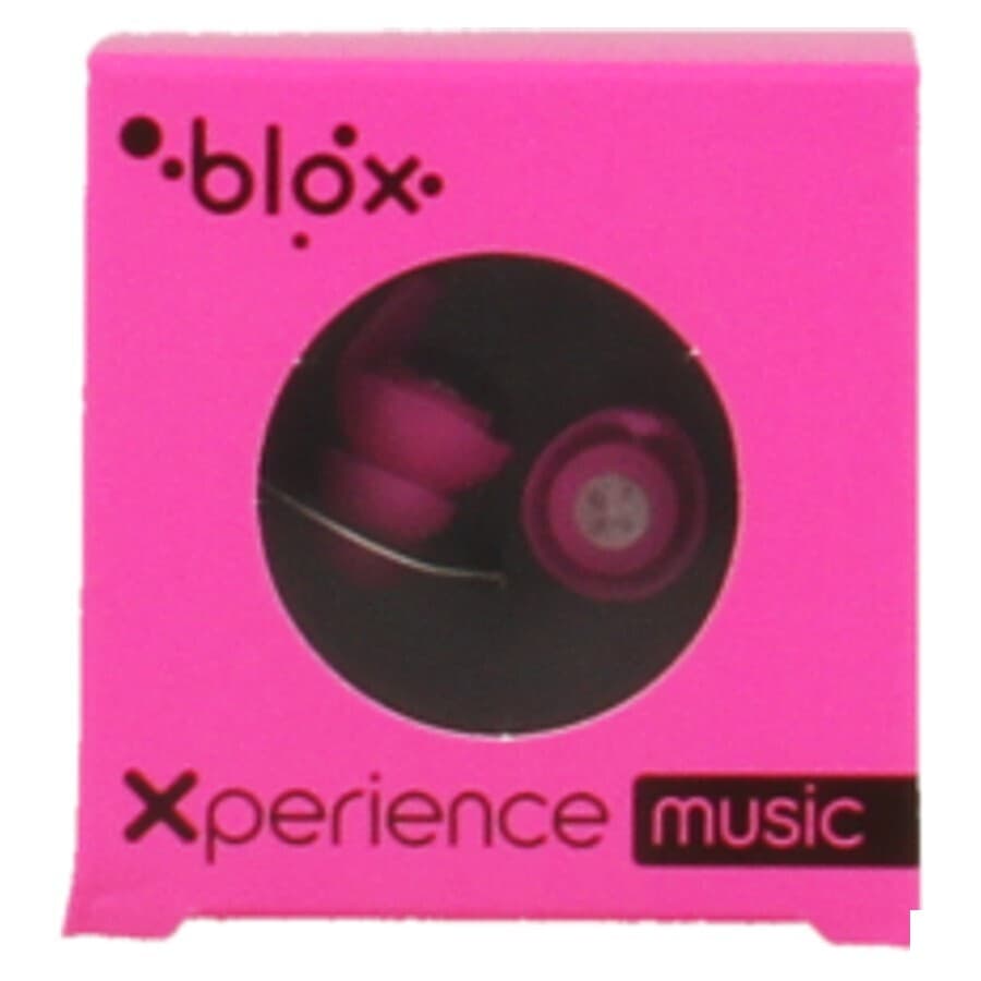 Blox Xperience Music Fluo Roze 1 Paar Oordoppen