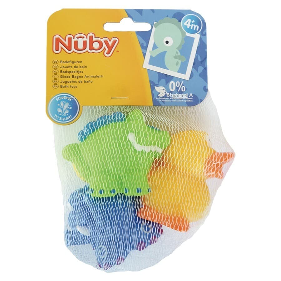 Nuby Zwemmende Badfiguren Set van 3 stuks