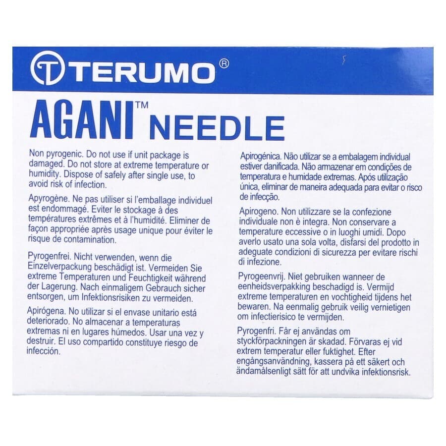 Terumo Aiguille Agani 25g 1 Rb Orange 100