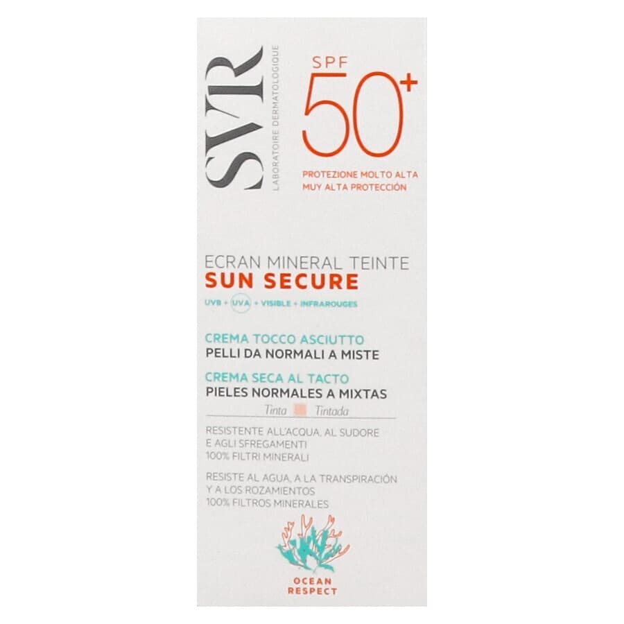 SVR Sun Secure Minerale Getinte Zonnecrème SPF50+ 60ml