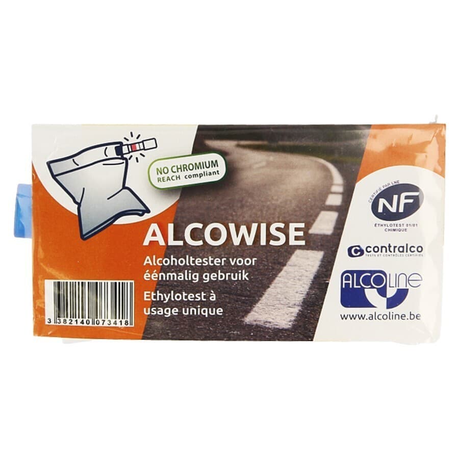 Alcowise Alcoholtester Eenmalig Gebruik