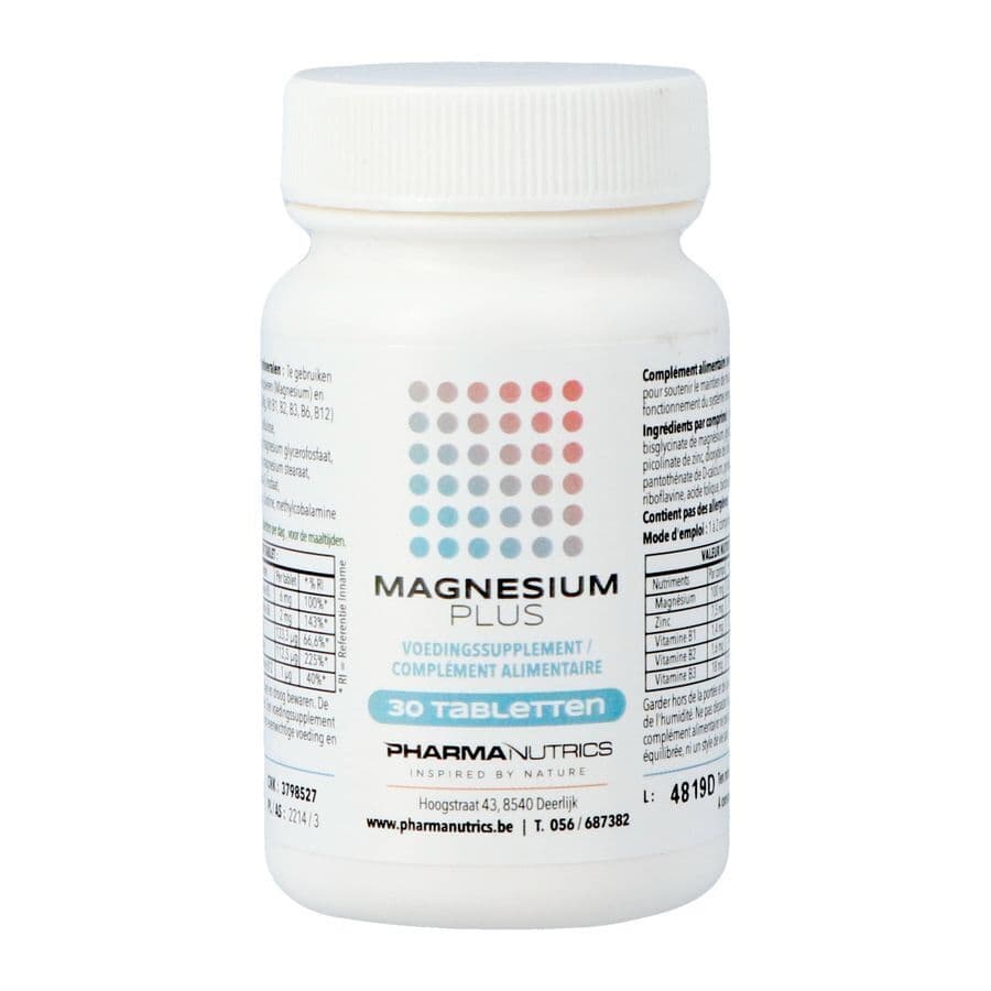 Magnesium Plus Comp 30 Pharmanutrics