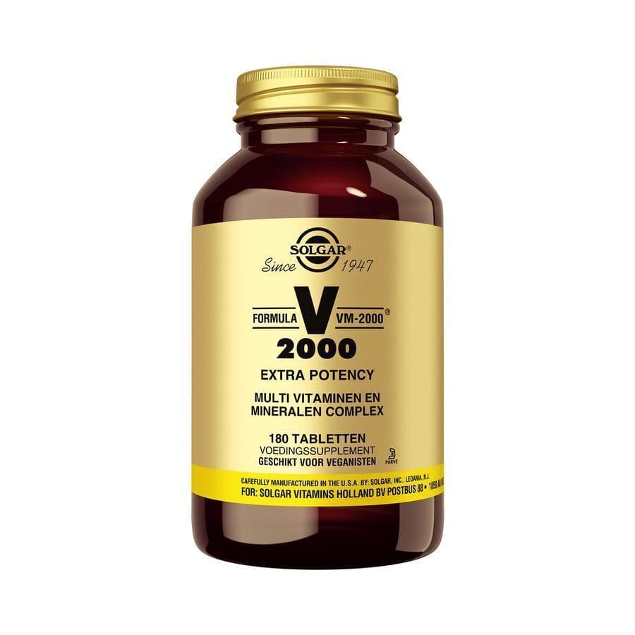 Solgar VM-2000 Complete Hooggedoseerde Multivitamine 180 Tabletten