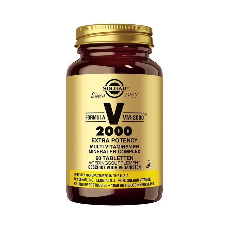 Solgar VM-2000 Complete Hooggedoseerde Multivitamine 60 Tabletten