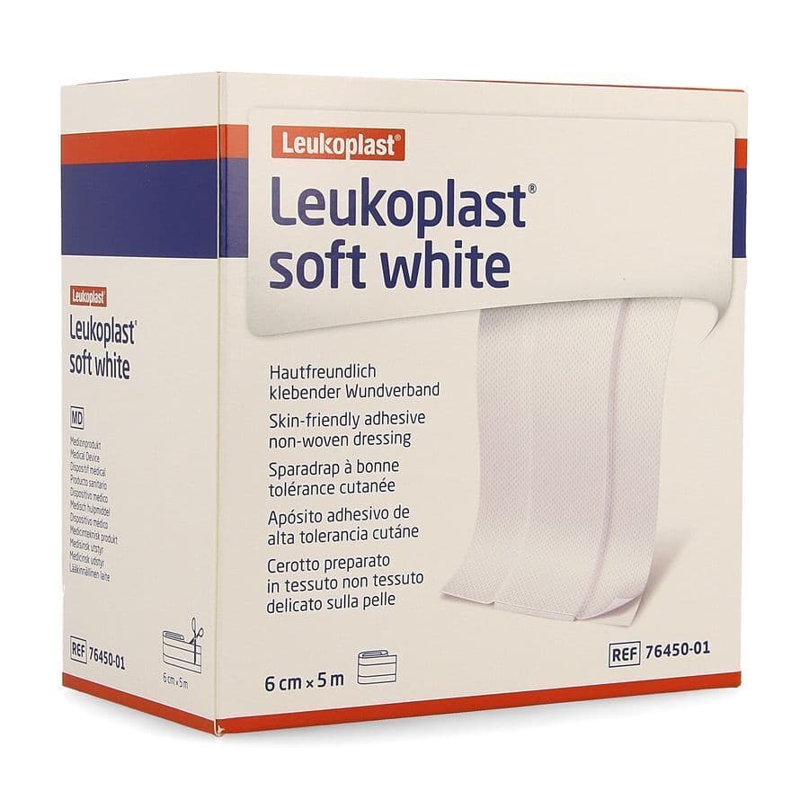 Leukoplast Soft White Wondpleister 5m x 6cm