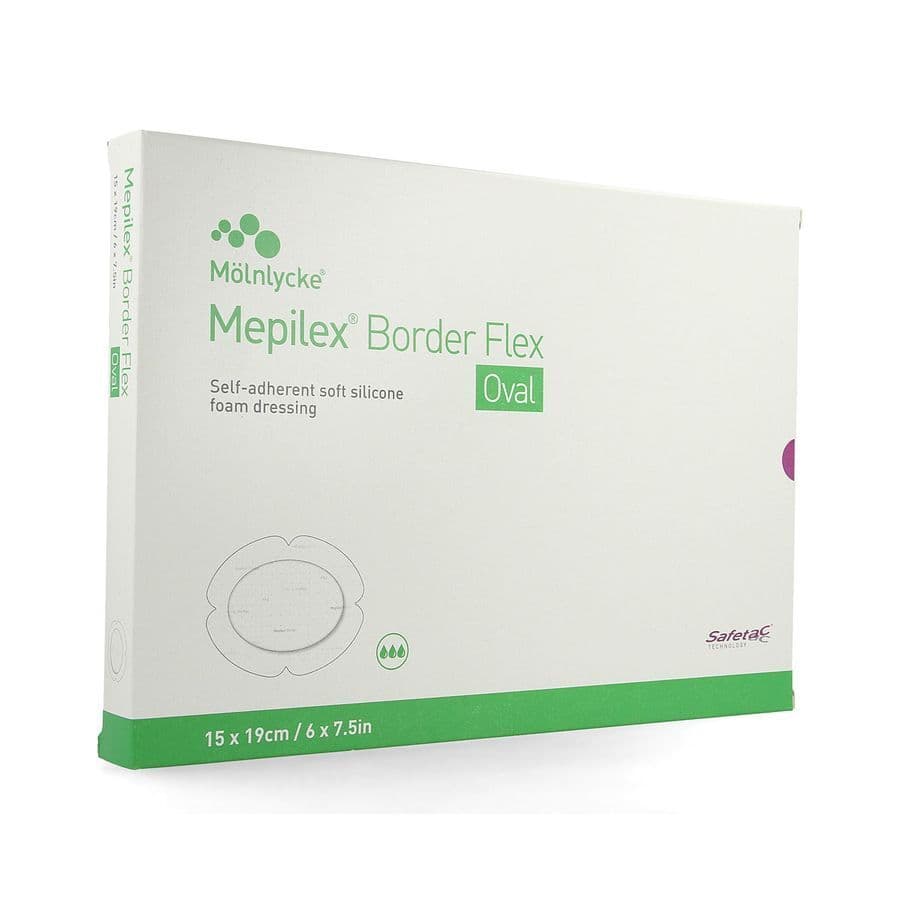 Mepilex Border Flex Oval Verb 15x19cm 5 583400