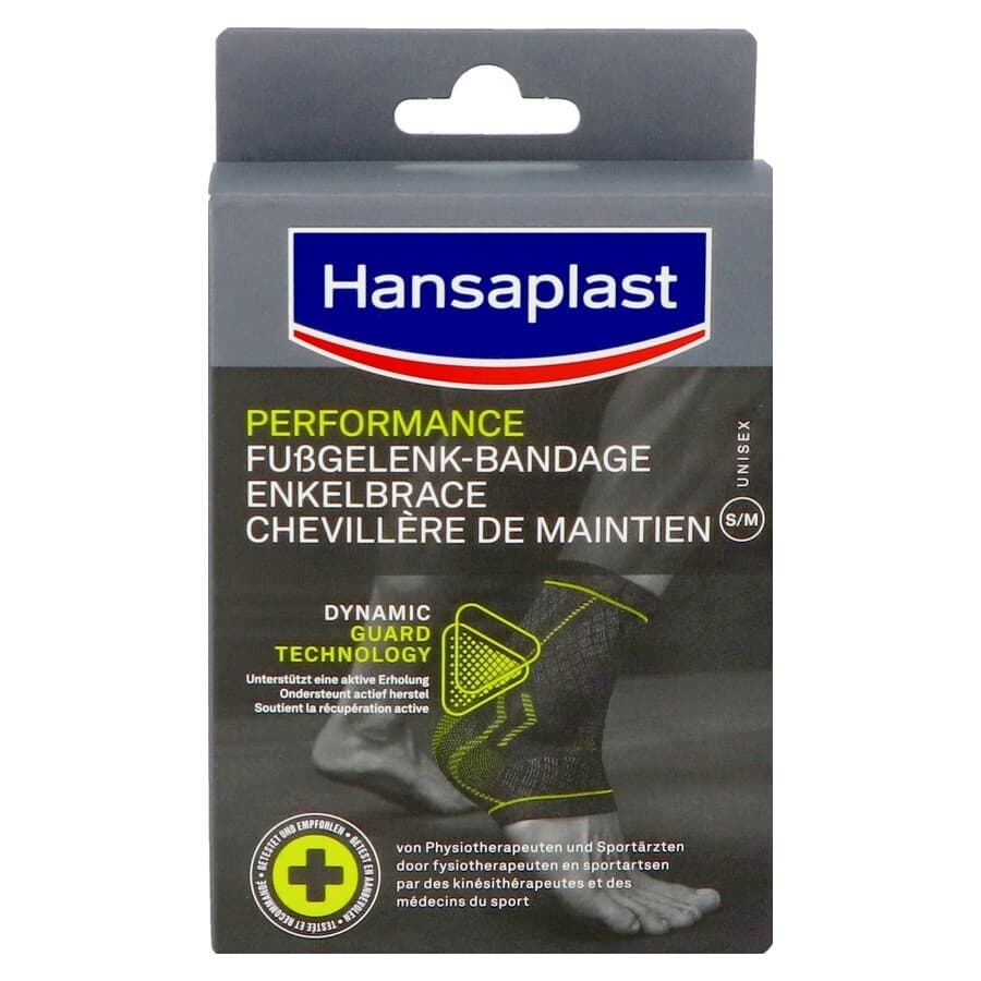 Hansaplast Bandage Sport Cheville Noir