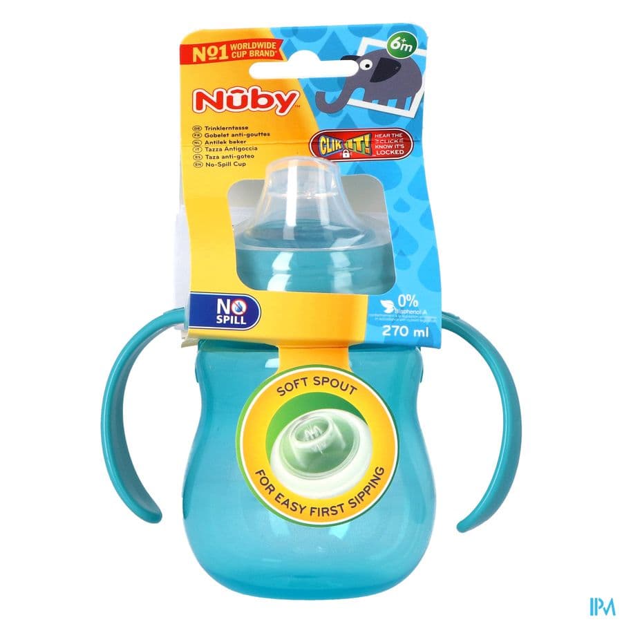 Nuby A/lekbeker Handvaten 6m+ 270ml