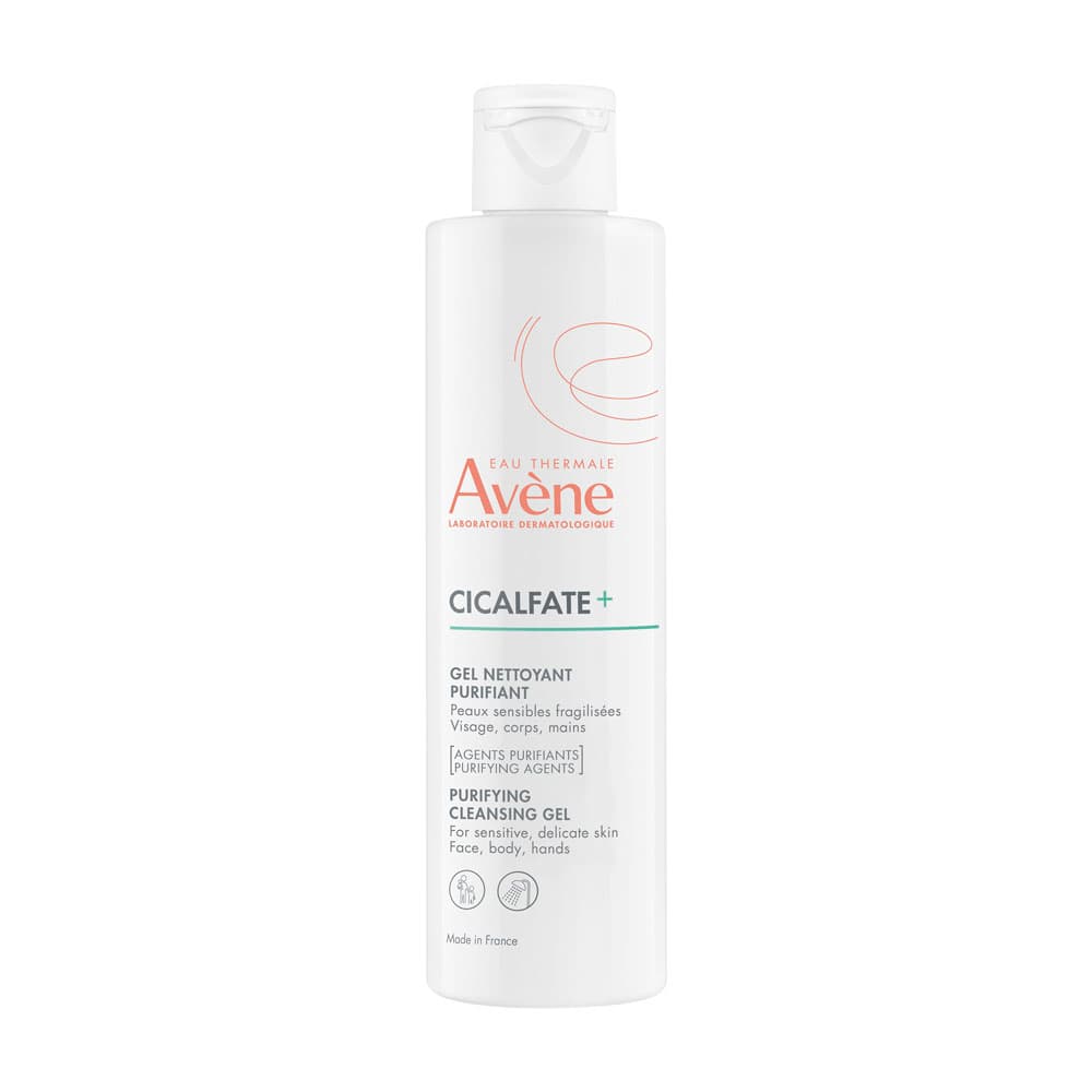 Avène Cicalfate + Zuiverende Reinigingsgel, Gevoelige Geïrriteerde Huid 200ml