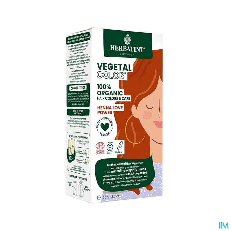 Herbatint Vegetal Color Eco Henna Love Power 100ml