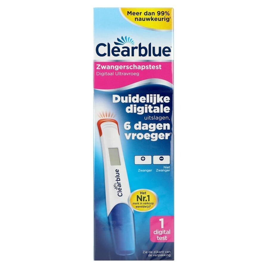 Clearblue Zwangerschapstest Digitaal Ultravroeg 1