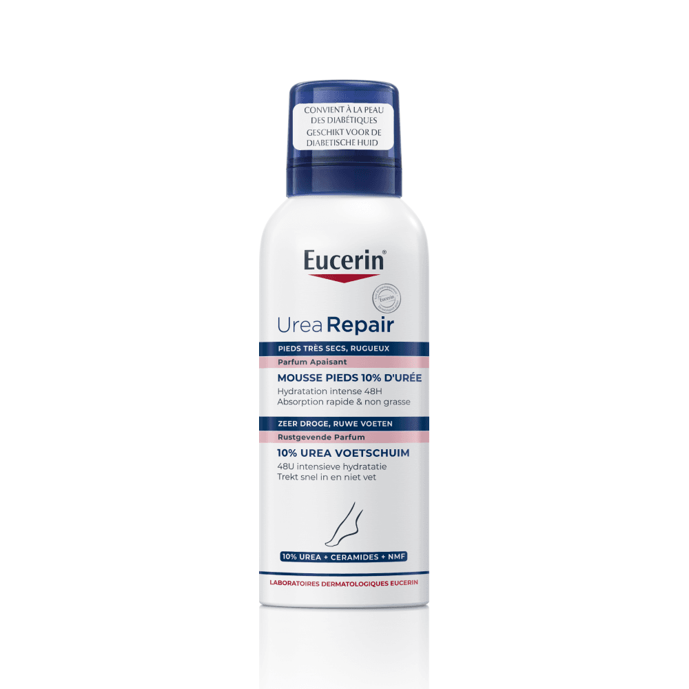 Eucerin UreaRepair 10% Urea Voetschuim Zeer Droge En Ruwe Huid 150ml