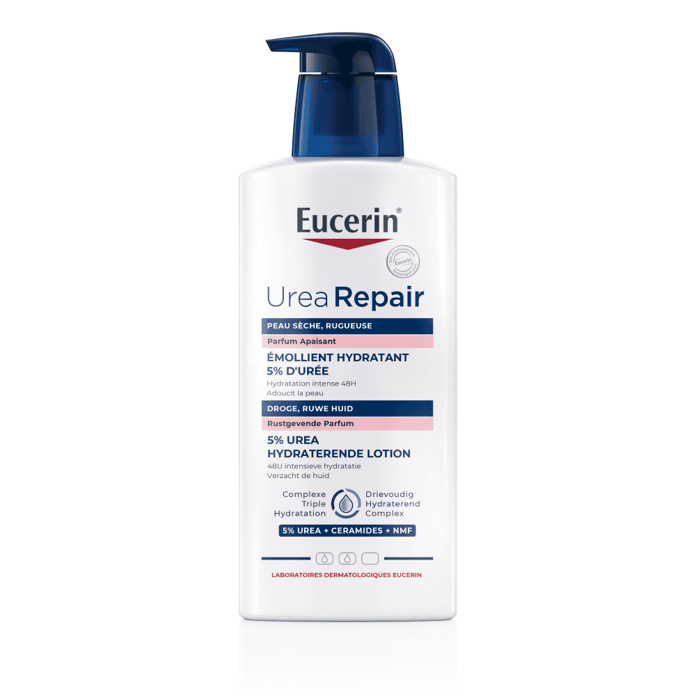 Eucerin UreaRepair 5% Urea Hydraterende Lotion Rustgevend Parfum Droge En Ruwe Huid Met Pomp 400ml