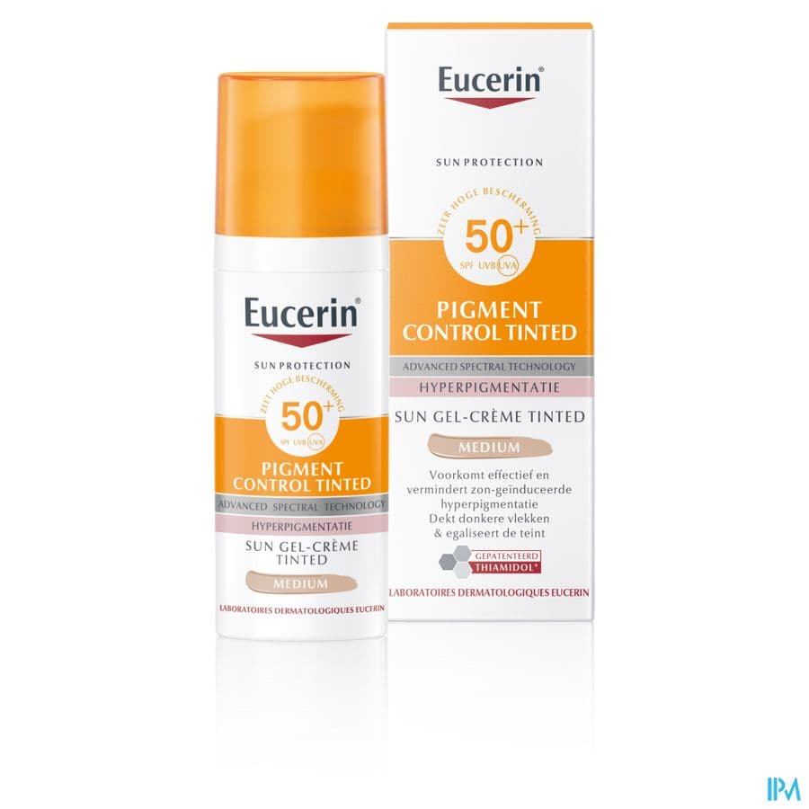 Eucerin Sun Crème-Gel Pigment Control Tinted Medium SPF50