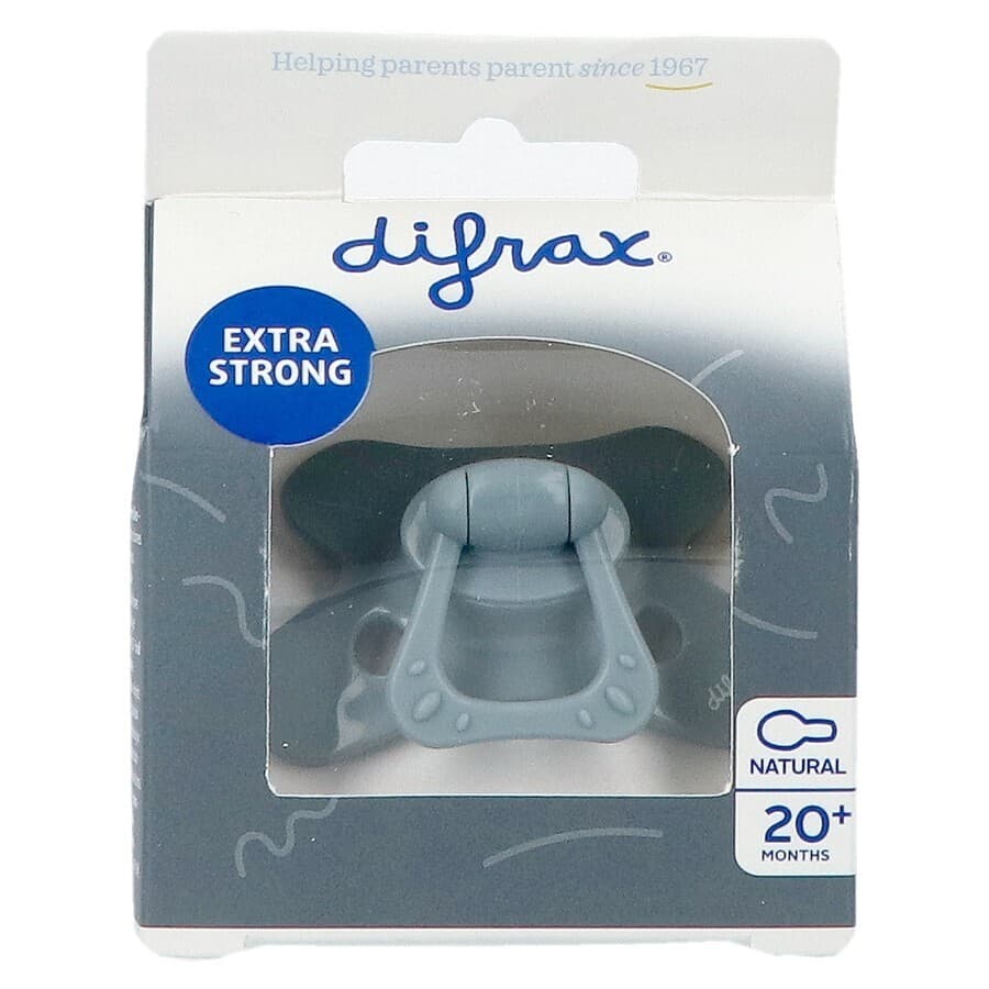 Difrax Fopspeen Natural 18+ Maanden Uni Stone