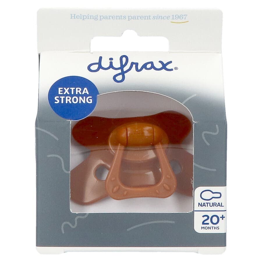 Difrax Fopspeen Natural 18+ Maanden Uni Cinnamon
