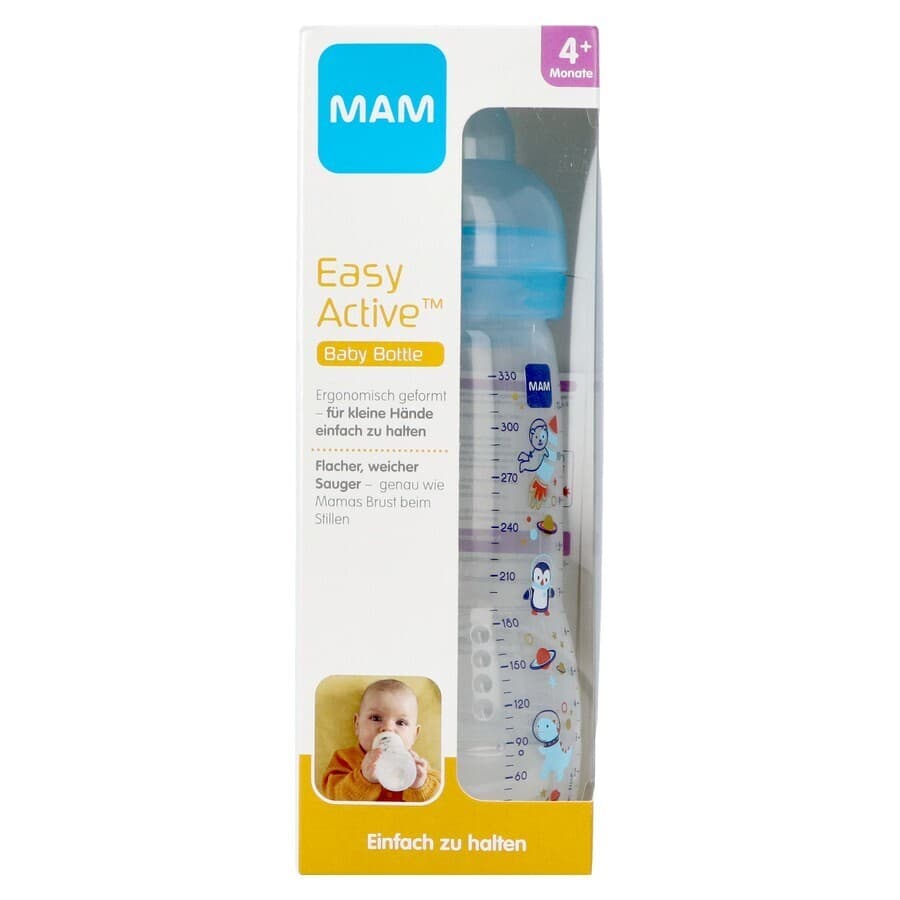 Mam Easy Active Baby Bottle Jongen 330ml