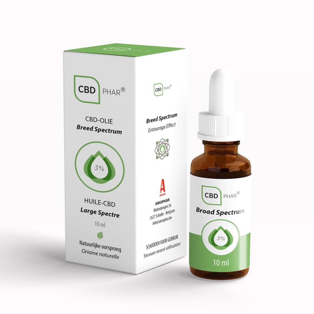 Cbd Olie Breed Spectrum 5% 10ml