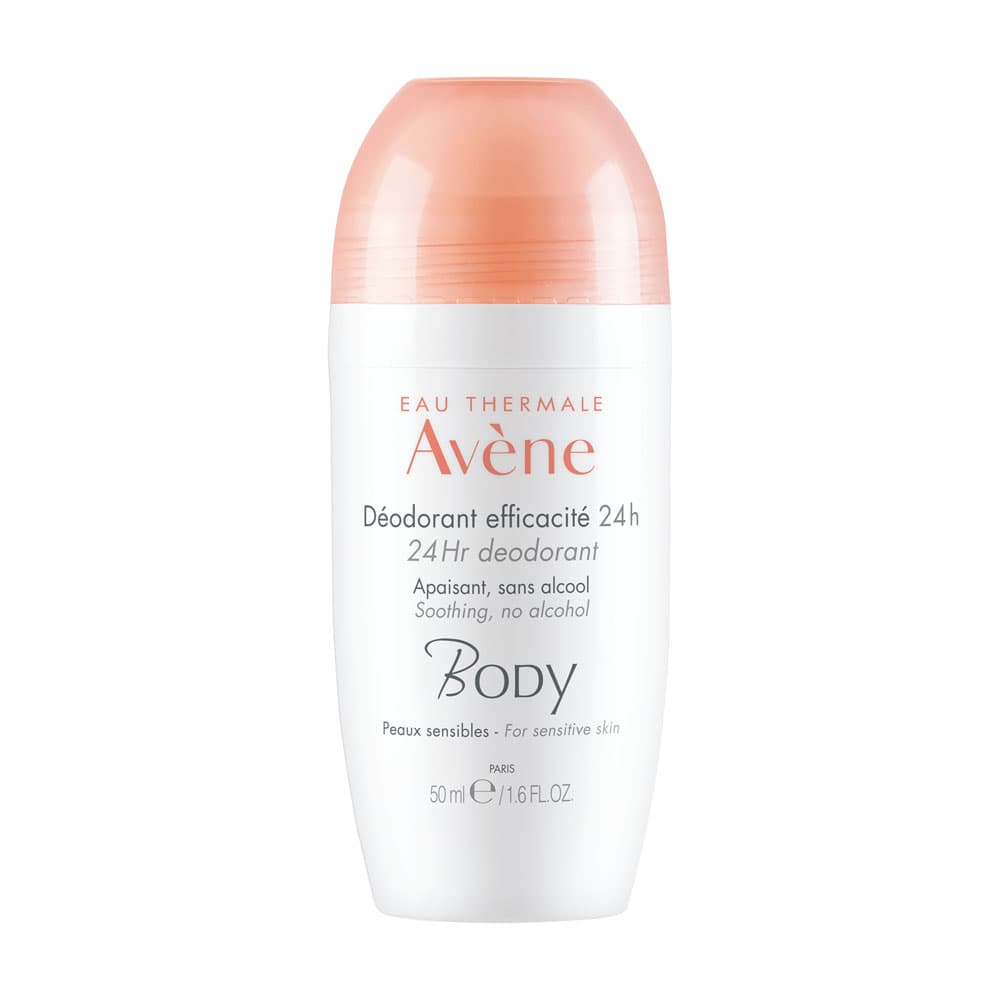 Avène BODY Deodorant 24u Verzacht, Zonder Alcohol, Gevoelige Huid 50ml