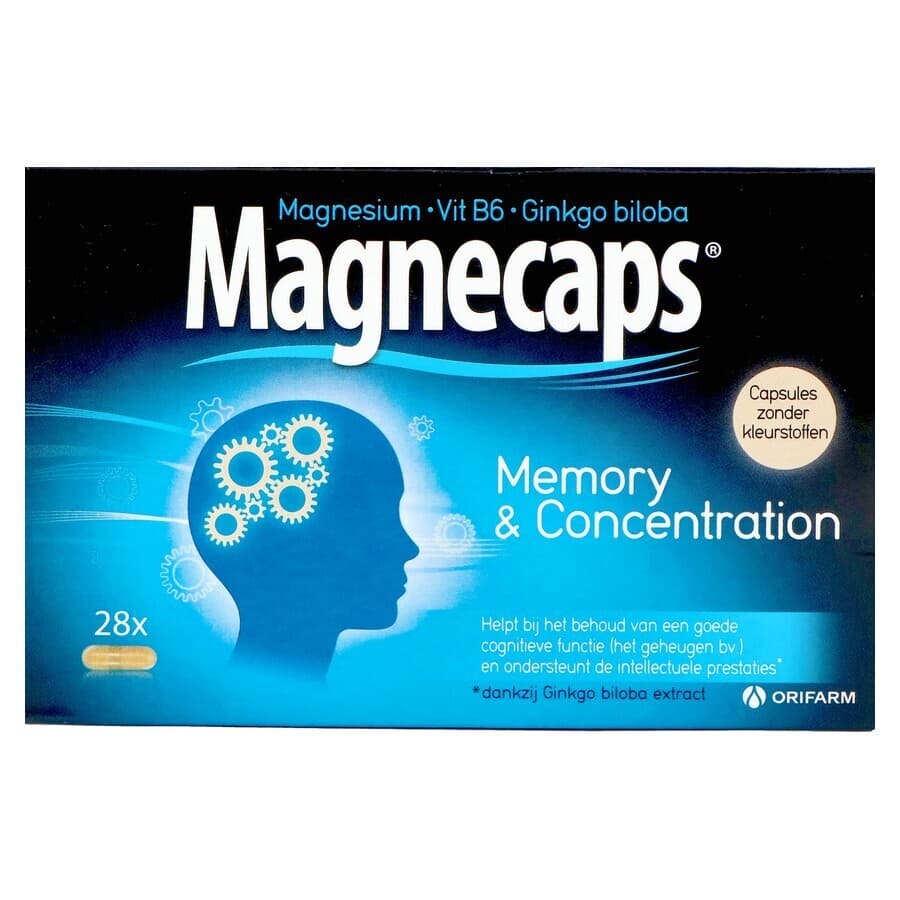 Magnecaps Geheugen En Concentratie 28 Capsules