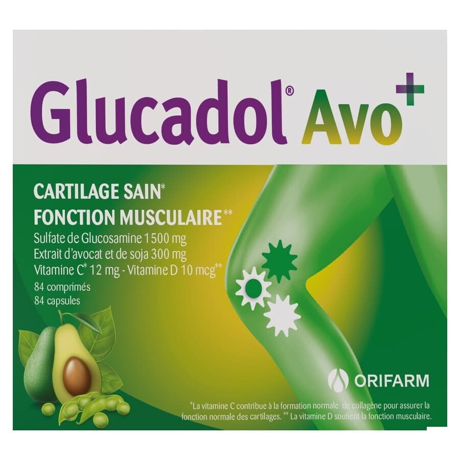 Glucadol Avo Plus 84 Comprimés + 84 Capsules