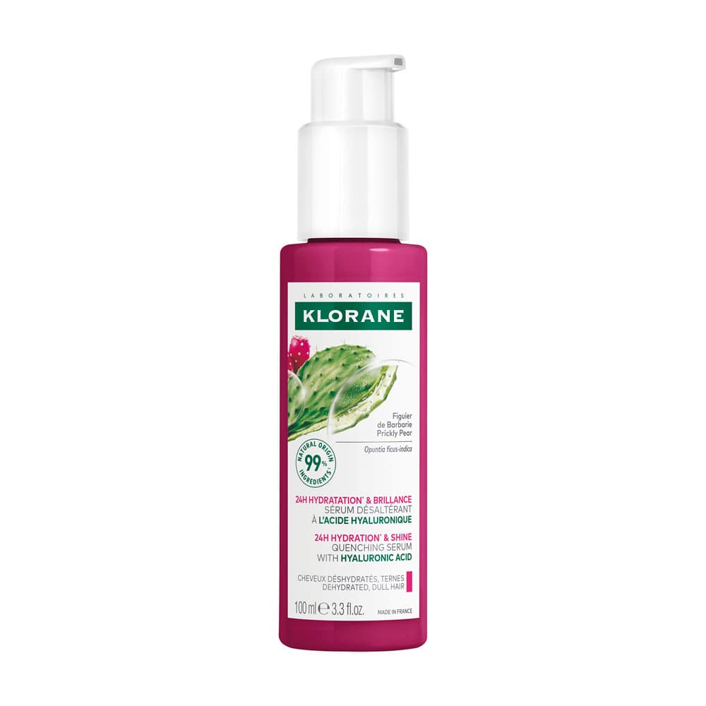 Klorane Hydratatie & Glans Dorstlessend Serum Met Cactusvijg & Hyaluronzuur 100 Ml