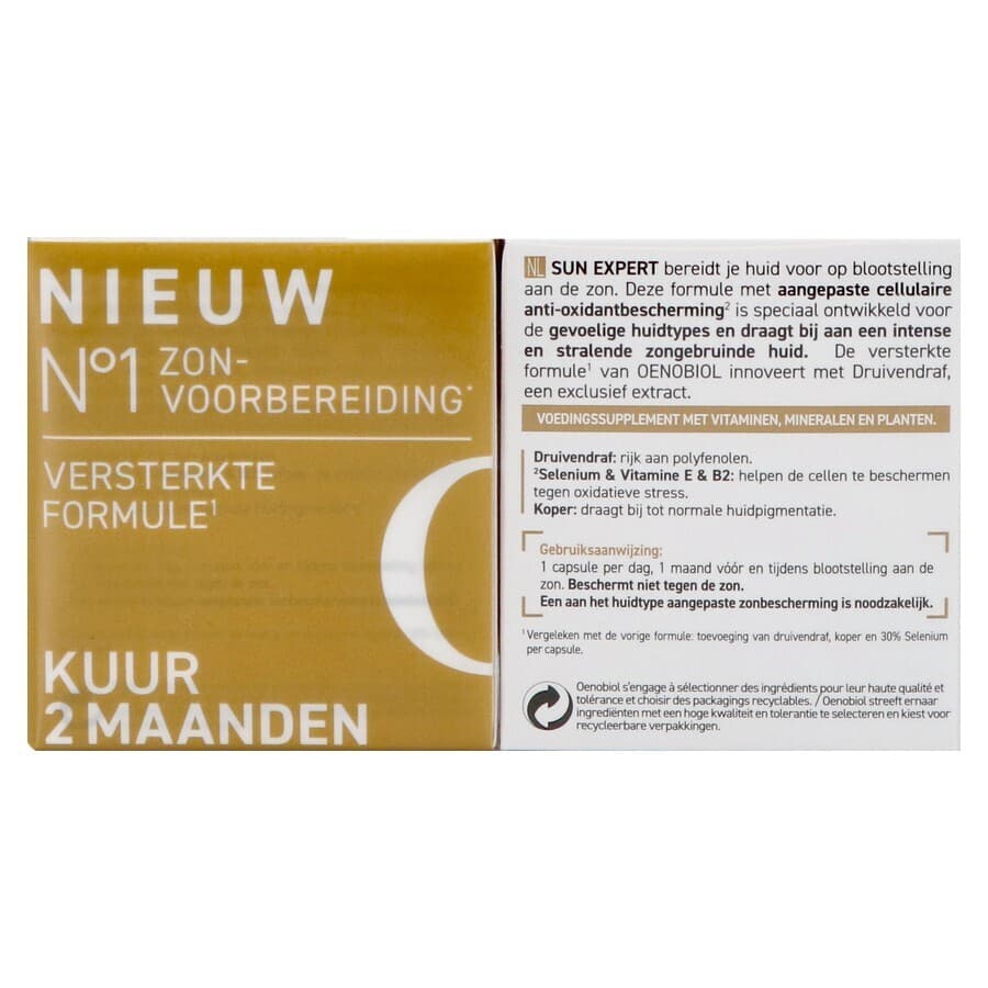 Oenobiol Sun Expert Gevoelige Huid 2x30 Capsules
