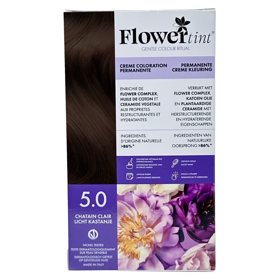 Flowertint Licht Kastanje 5.0 140ml