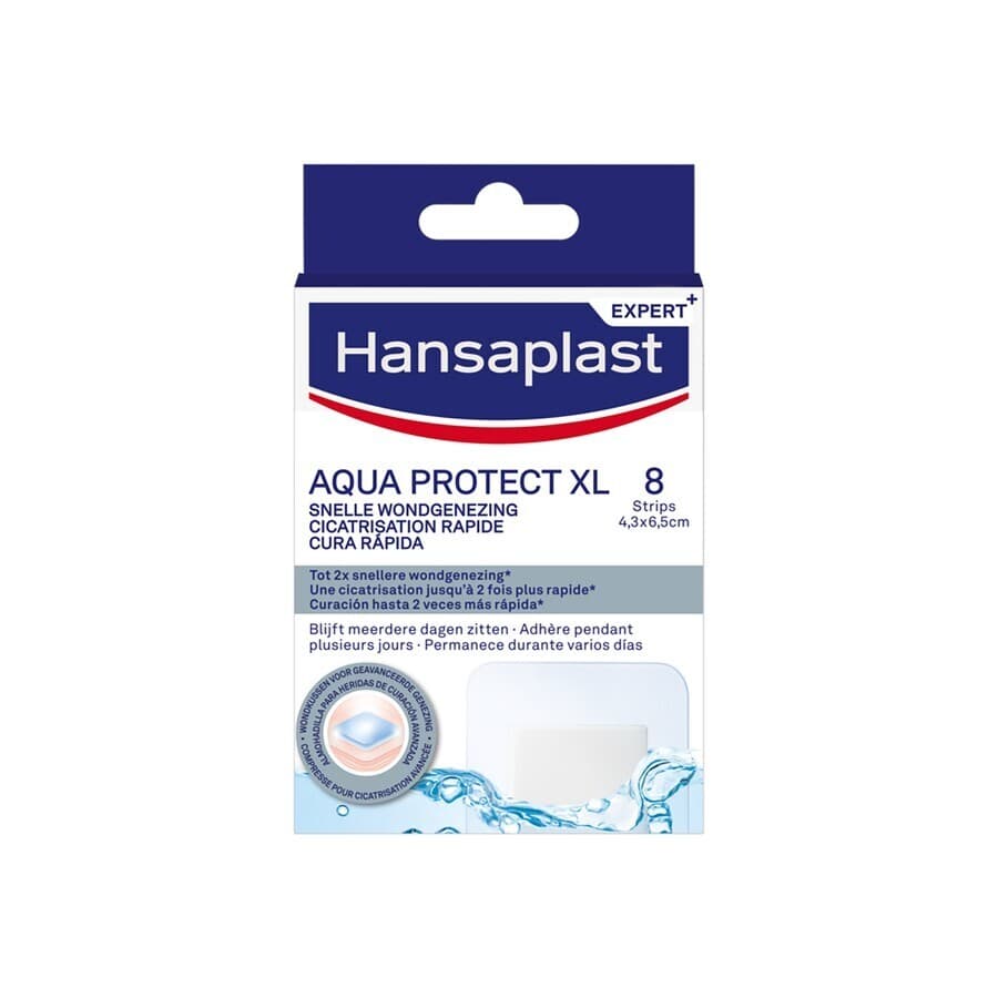 Hansaplast Aqua Protect Xl Cicatr. Rapide Strips 8