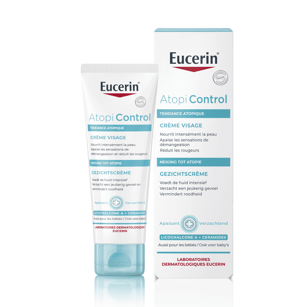 Eucerin AtopiControl Gezichtscrème Droge Huid Met Neiging Tot Atopie Tube 50ml