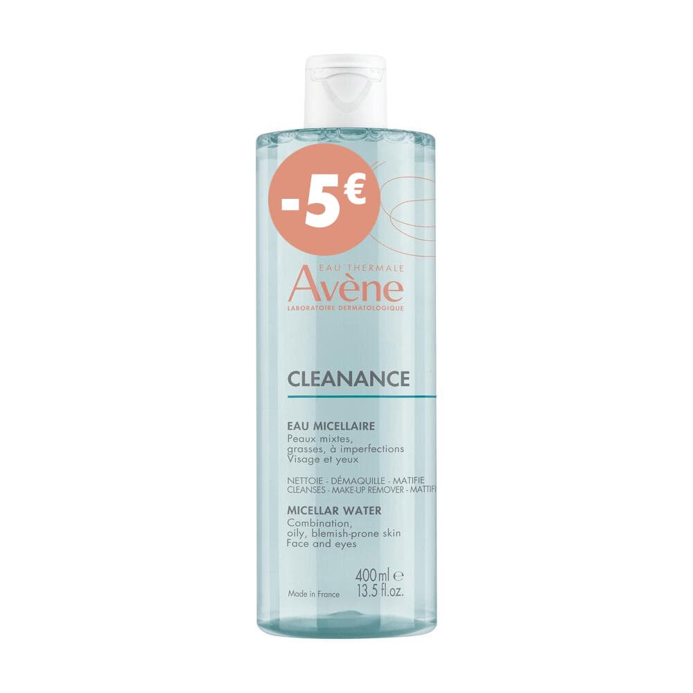 Avène Cleanance Micellair Water Vette Huid En Onzuiverheden 400ml Promo -5€