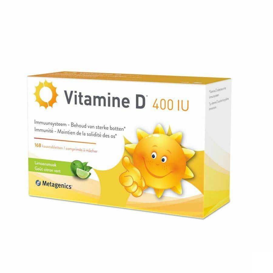 Metagenics Vitamine D 400 IU 168 Comprimés À Mâcher