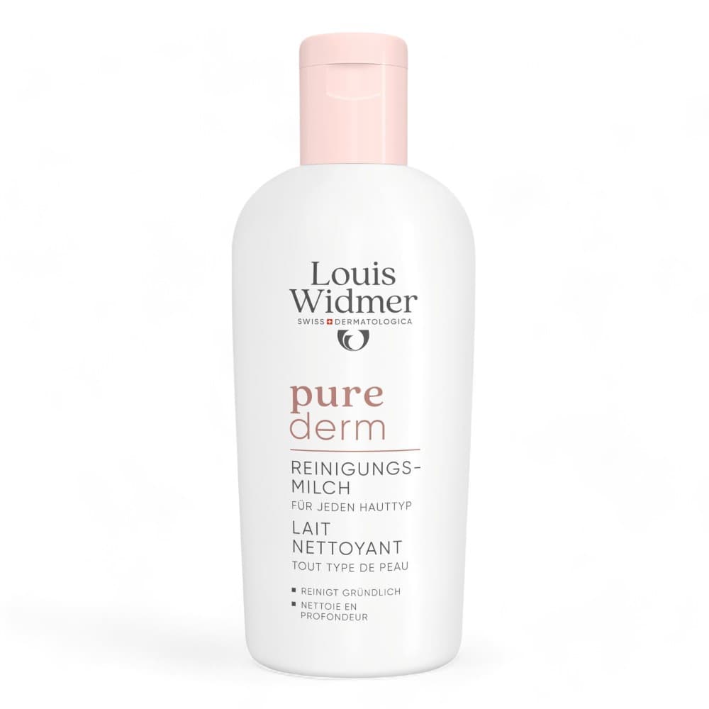 Louis Widmer Purederm Reinigingsmelk Zonder Parfum 200ml