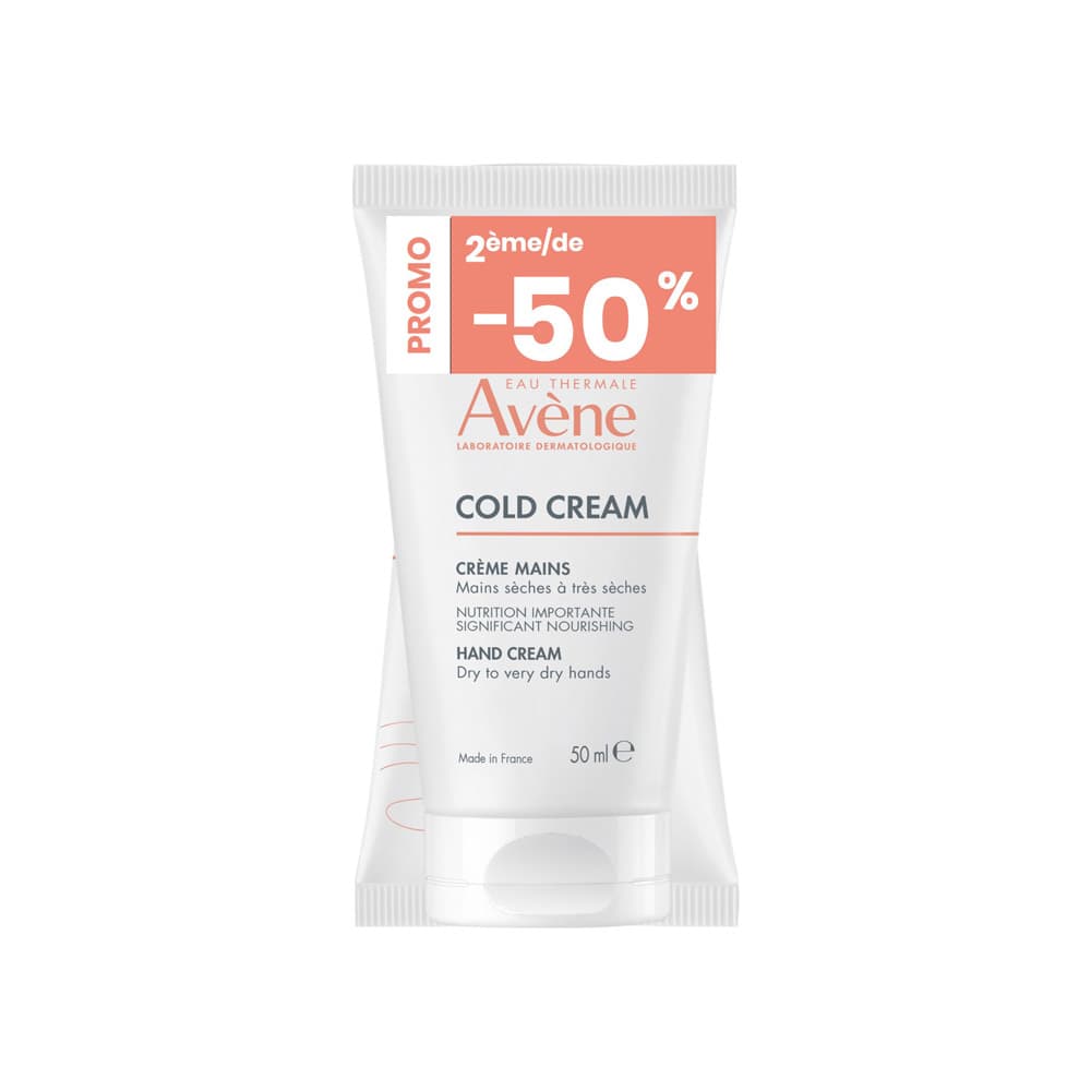 Avène Cold Cream Handcrème Zeer Droge Handen Duo 2x50ml