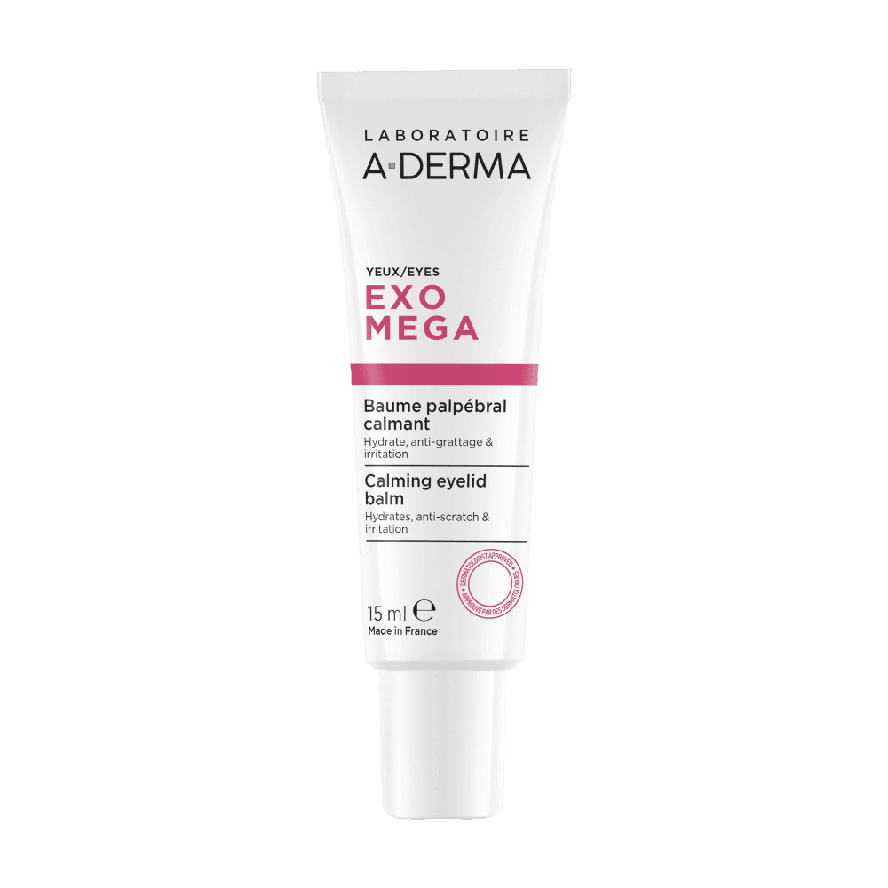 A-Derma Exomega Ogen Kalmerende Oogbalsem Hydraterend & Anti-krabben Droge Huid - Atopisch Eczeem 15 ml