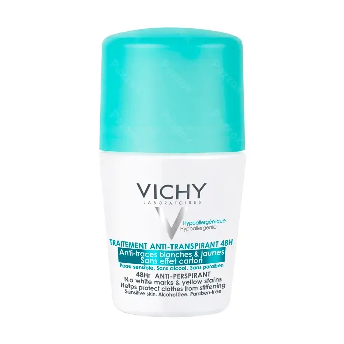 Vichy 48H No White Marks & Yellow Stains Deodorant Roller