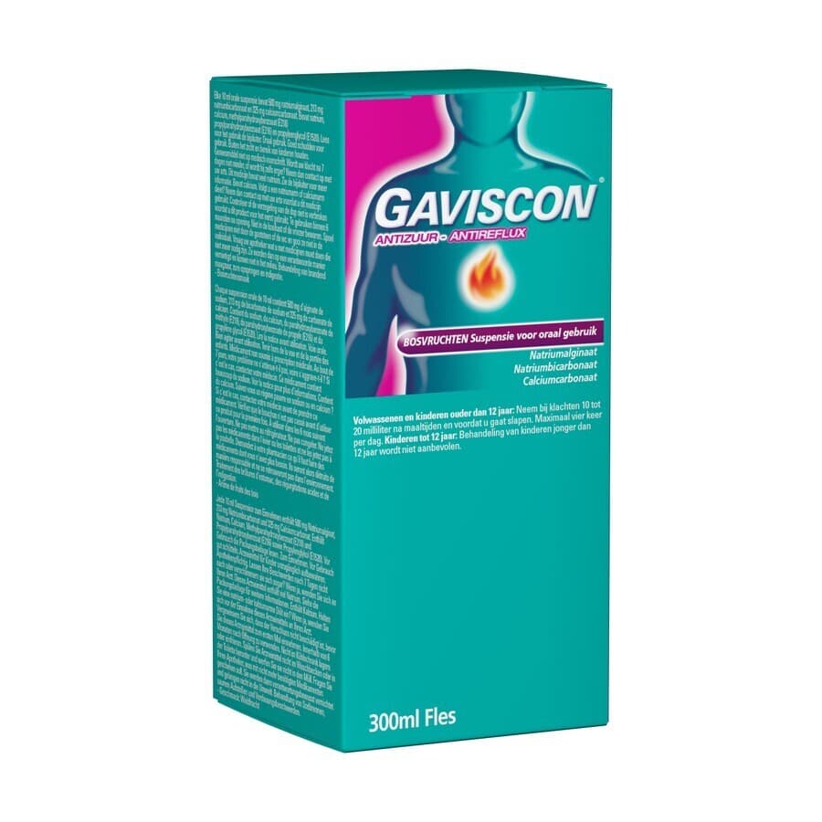 Gaviscon Anti-Zuur Anti-Reflux Bosvruchten 300 Ml