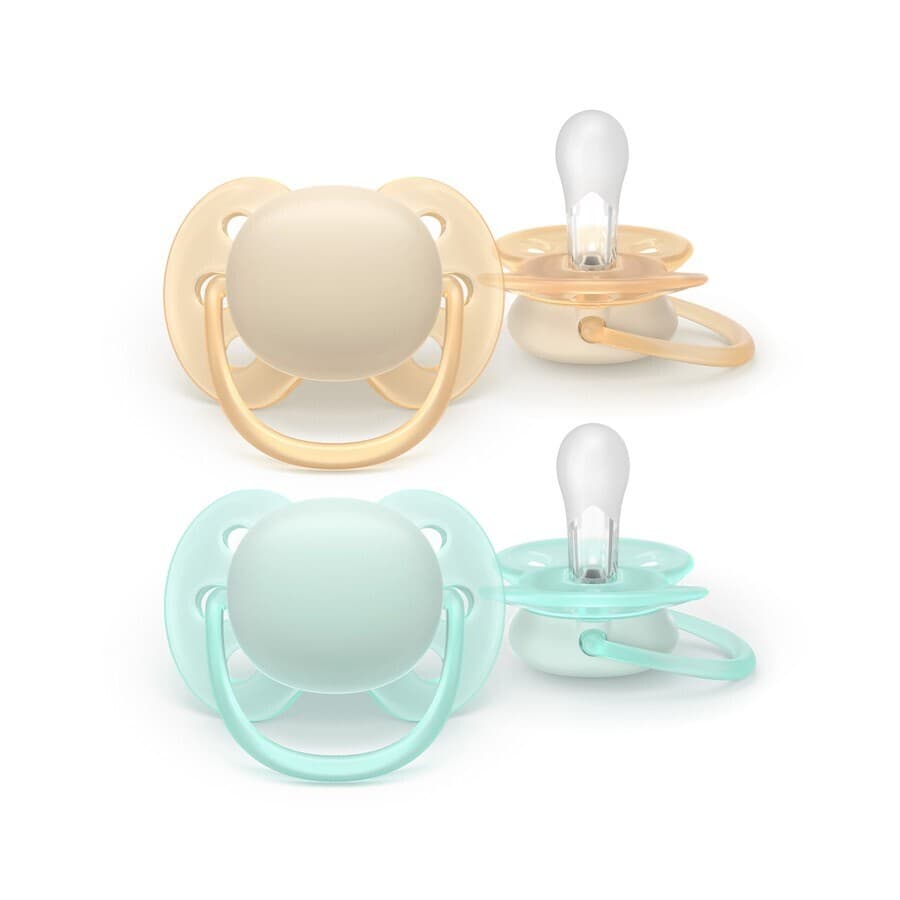 Philips Avent Sucette +0m Soft Neutre 2