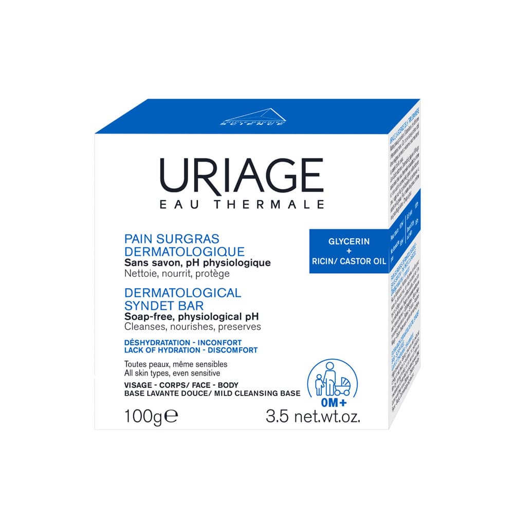 Uriage Dermo-phy Pain Surgras Dermatologique 100g | Visage Et Corps