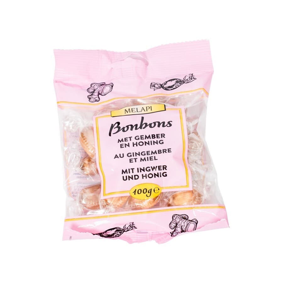 Melapi Bonbons Gember-honing 100g Revogan